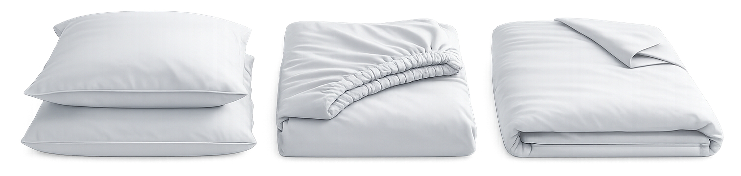 ADURÉ Bedding Set — 2 Pillowcases, 1 Fitted Sheet, 1 Duvet Cover